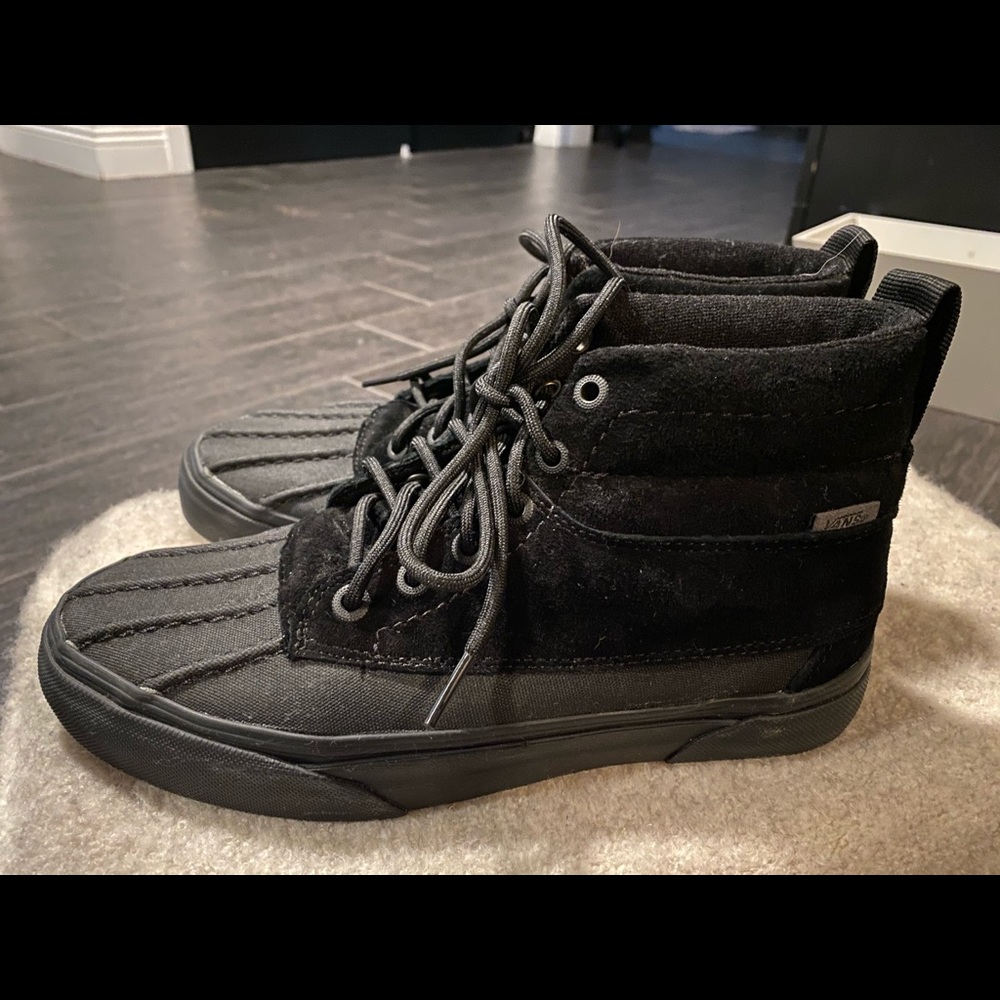 Vans, suede-Scotch-guard shoes.